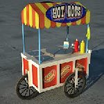 hot dog stand