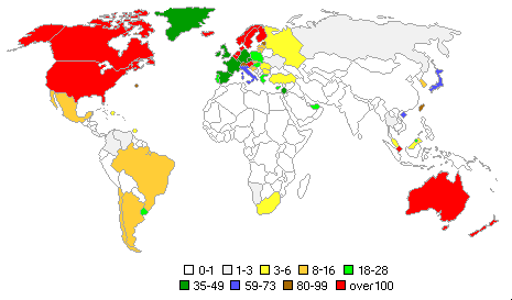 world map